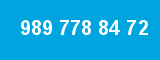 989 778 84 72 989 778 84 72